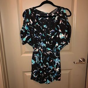 ASTR cold shoulder romper
